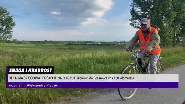DEDA RADE OPET NA PUTU! U devetoj deceniji života obrće pedale ...