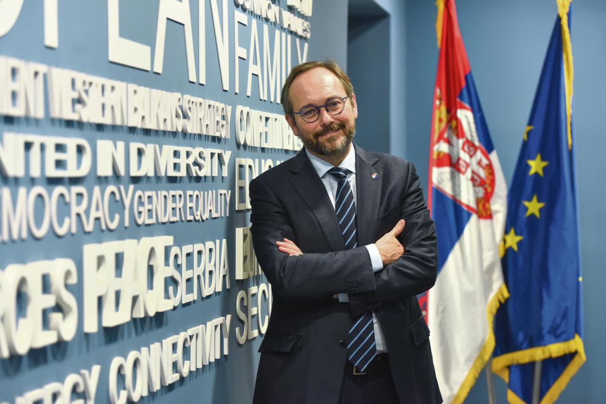 EU AMBASSADOR TO SERBIA EMANUELE GIAUFRET KURIR EXCLUSIVE Belgrade eu-ambassador-to-serbia-emanuele-giaufret-kurir-exclusive-belgrade
