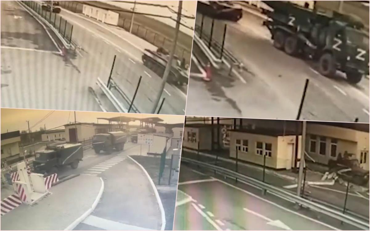 KIJEV: Ruska vojska napala Ukrajinu iz Belorusije, CNN objavio snimak ulaska tenkova VIDEO