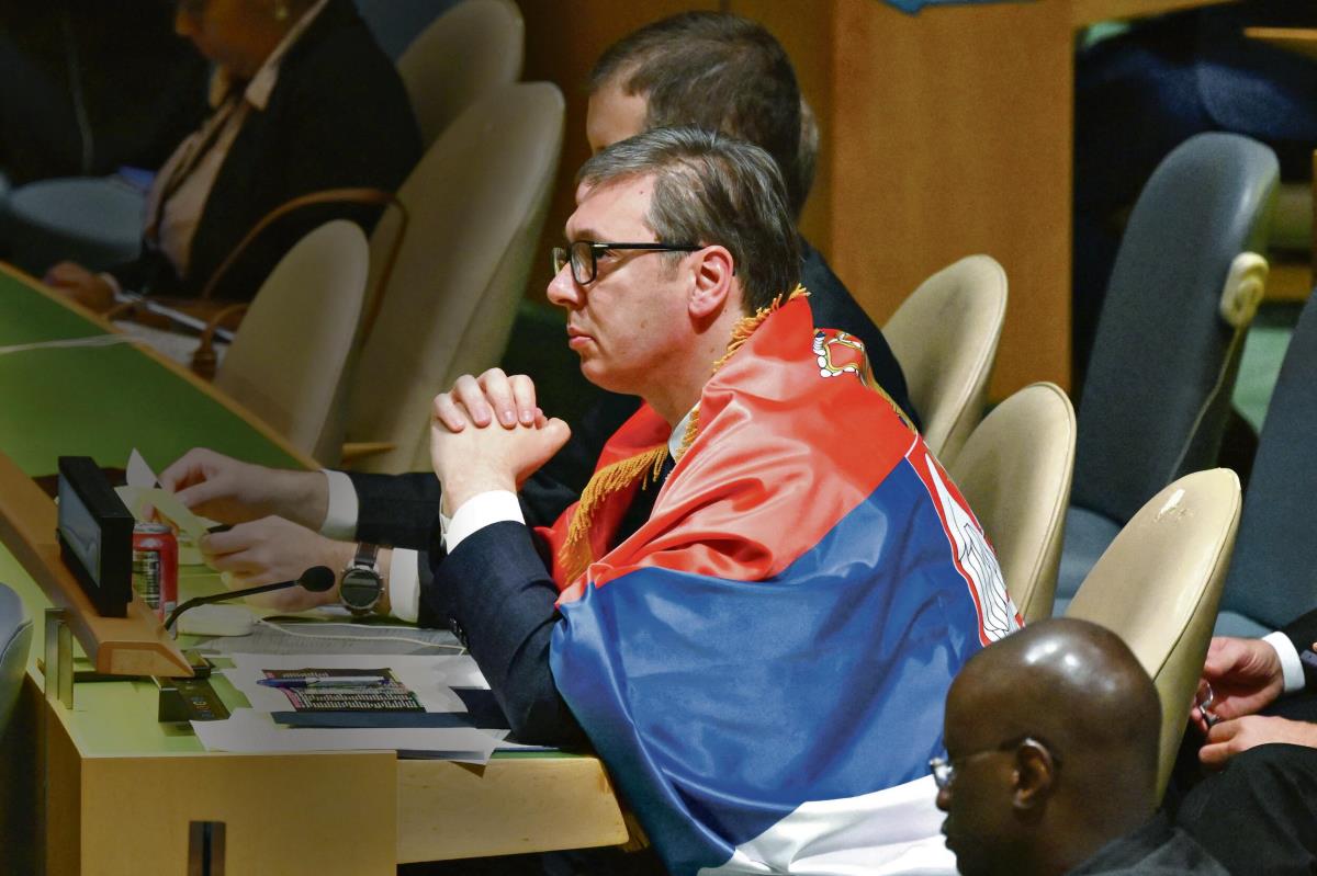 Cover image for MASKS FALL Vučić worries about Serbia, while student blockaders receive instructions from foreign outposts on how to destabilize it!