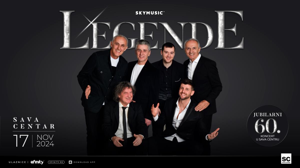 Grupa Legende annuncia il suo concerto per il 60° anniversario al Sava Center il 17 novembre – biglietti in vendita da oggi!