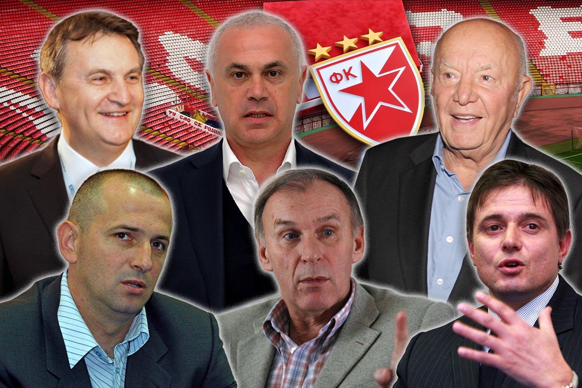 Izaberite najboljeg čelnika FK Crvena zvezda u istoriji Srbije: Šest ...