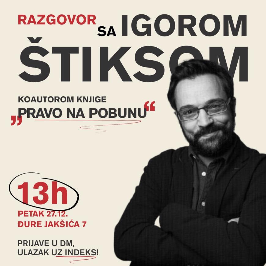 JOŠ JEDAN RECEPT IZ BLOKADNE KUHARICE IZ ZAGREBA NA KOJU JE UPOZORILA ANA BRNABIĆ: Hrvatski politički filozof uči naše studente kako se diže pobuna