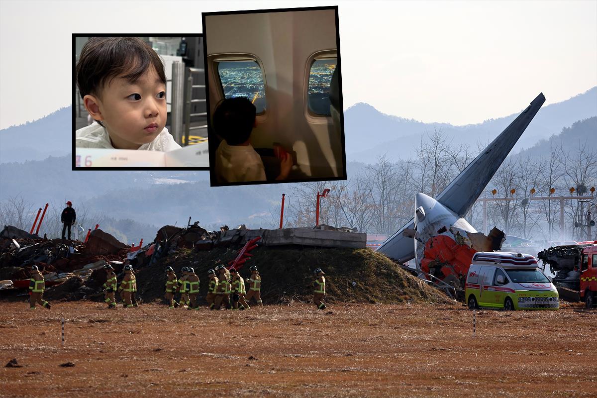 POSLEDNJE SLIKE NAJMLAĐE ŽRTVE AVIONSKE NESREĆE U JUŽNOJ KOREJI: Dečaku (3) je to bio prvi put da putuje avionom, bio je oduševljen... (FOTO)