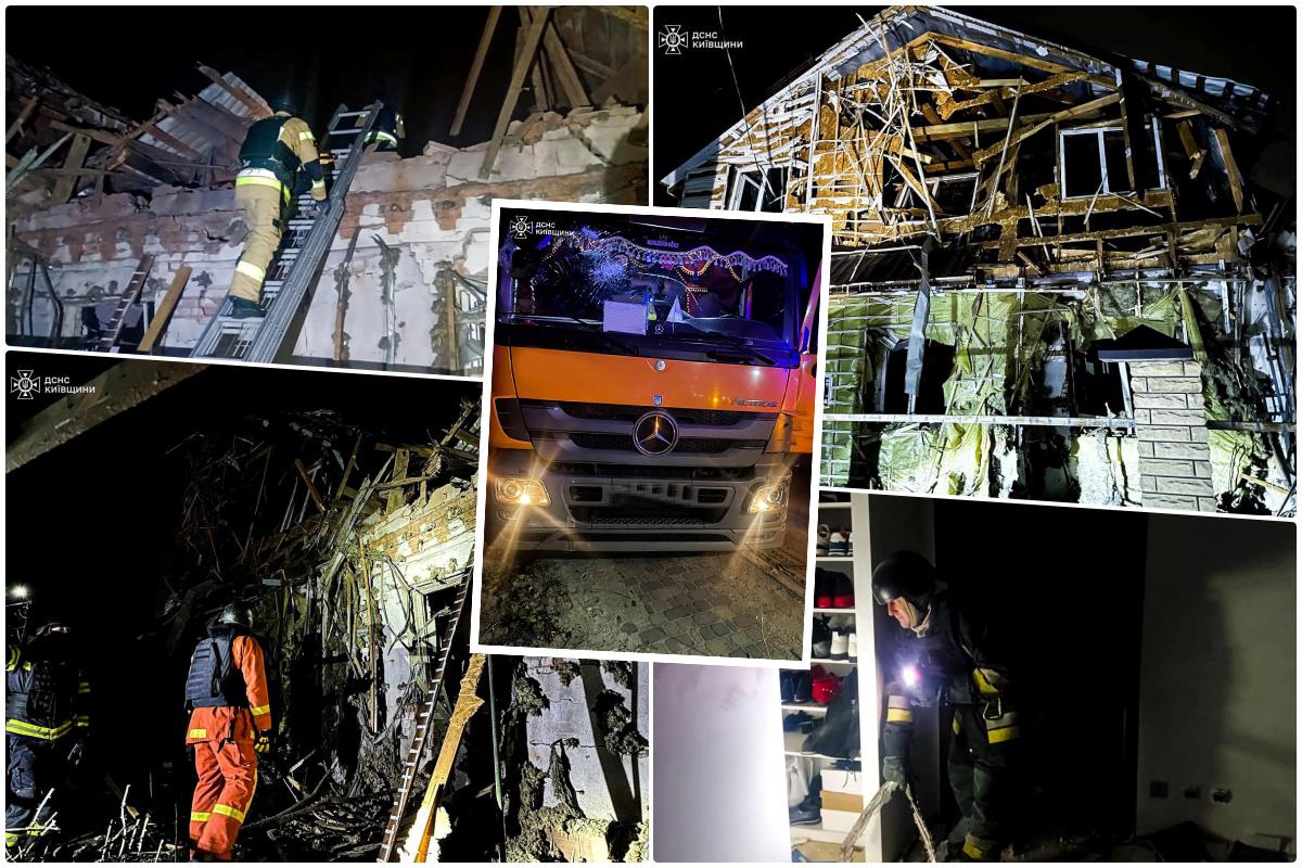 OVAKO IZGLEDA KIJEV POSLE RUSKOG NAPADA: Prve fotografije ukrajinske prestonice nakon udara dronova, poginuo kamiondžija, više ranjenih (FOTO)