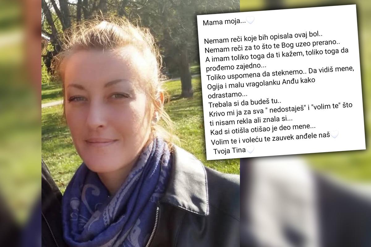 "MAMA MOJA... IMAM TOLIKO TOGA DA TI KAŽEM, A TI SI OTIŠLA!" Ćerka se potresnim rečima oprostila od Saške koja je poginula u jezivom udesu, danas sahrana