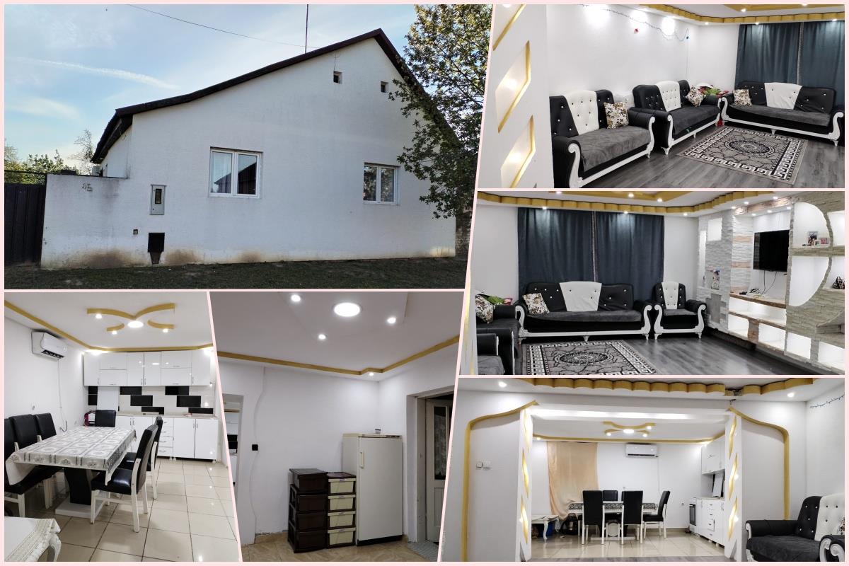 Potpuno renoviranu kuću vlasnik prodaje po šok-ceni! Ima 96 kvadrata, 10 ari placa, novu fasadu i nameštaj, a daje je maltene za džabe Potpuno renoviranu kuću vlasnik prodaje po šok-ceni! Ima 96 kvadrata, 10 ari placa, novu fasadu i nameštaj, a daje je maltene za džabe