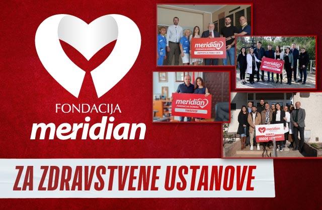 Meridian fondacija – Od srca sa ljubavlju za zdravstvene ustanove u Srbiji