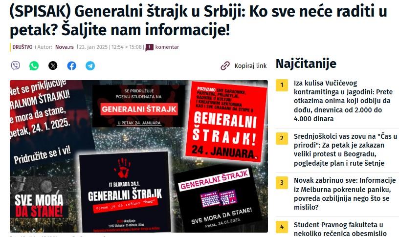 PROIZVODNJA LAŽNIH VESTI NA MAKS Šolakovi mediji zalegli kao nikada: Stvaraju iluziju o opštem štrajku, a realnost ih demantuje: GLEDAJU NAS U OČI I SPINUJU