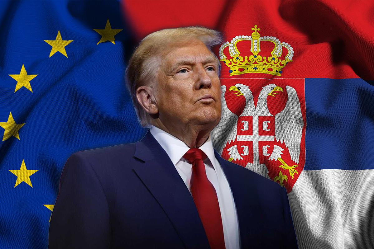 Trampove carine udaraju na EU, ne i na Srbiju! Nameti na razne proizvode neće nas pogoditi zbog malog obima trgovinske razmene sa SAD Trampove carine udaraju na EU, ne i na Srbiju! Nameti na razne proizvode neće nas pogoditi zbog malog obima trgovinske razmene sa SAD