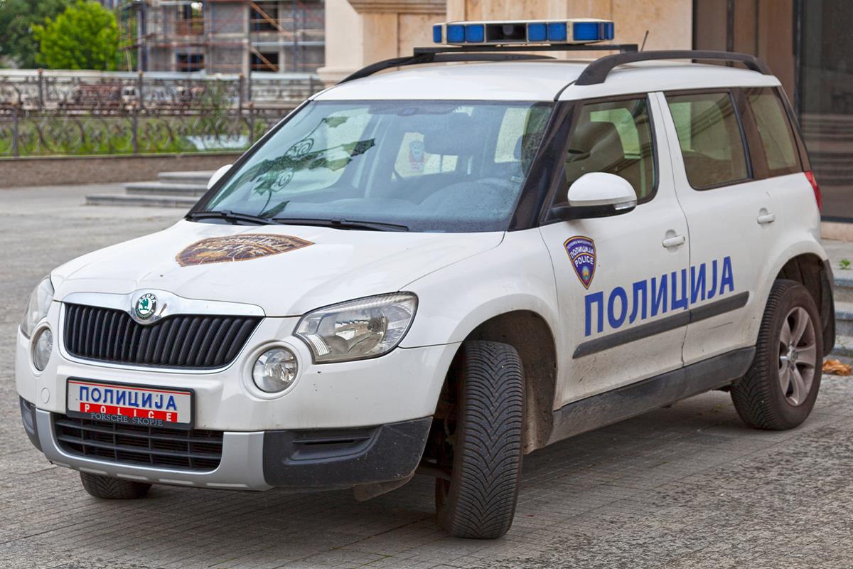 NORTH MACEDONIA: Arrested after crashing car while smuggling migrants and attempting to flee