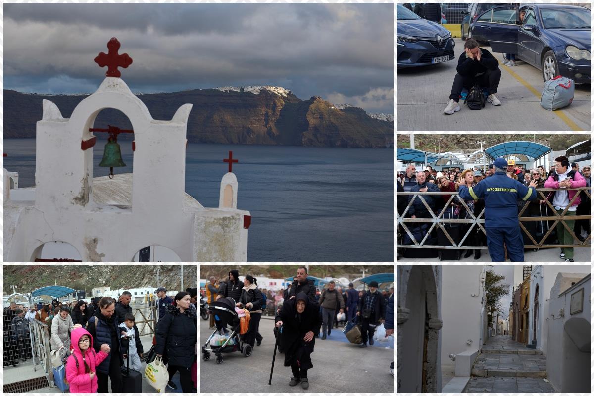 UŽIVO SANTORINIJU IPAK PRETI ERUPCIJA?! Vulkanolog kaže da bi zemljotres od 6 Rihtera pokrenuo magmu, tlo se trese, grčki premijer sazvao sastanak (FOTO, VIDEO)