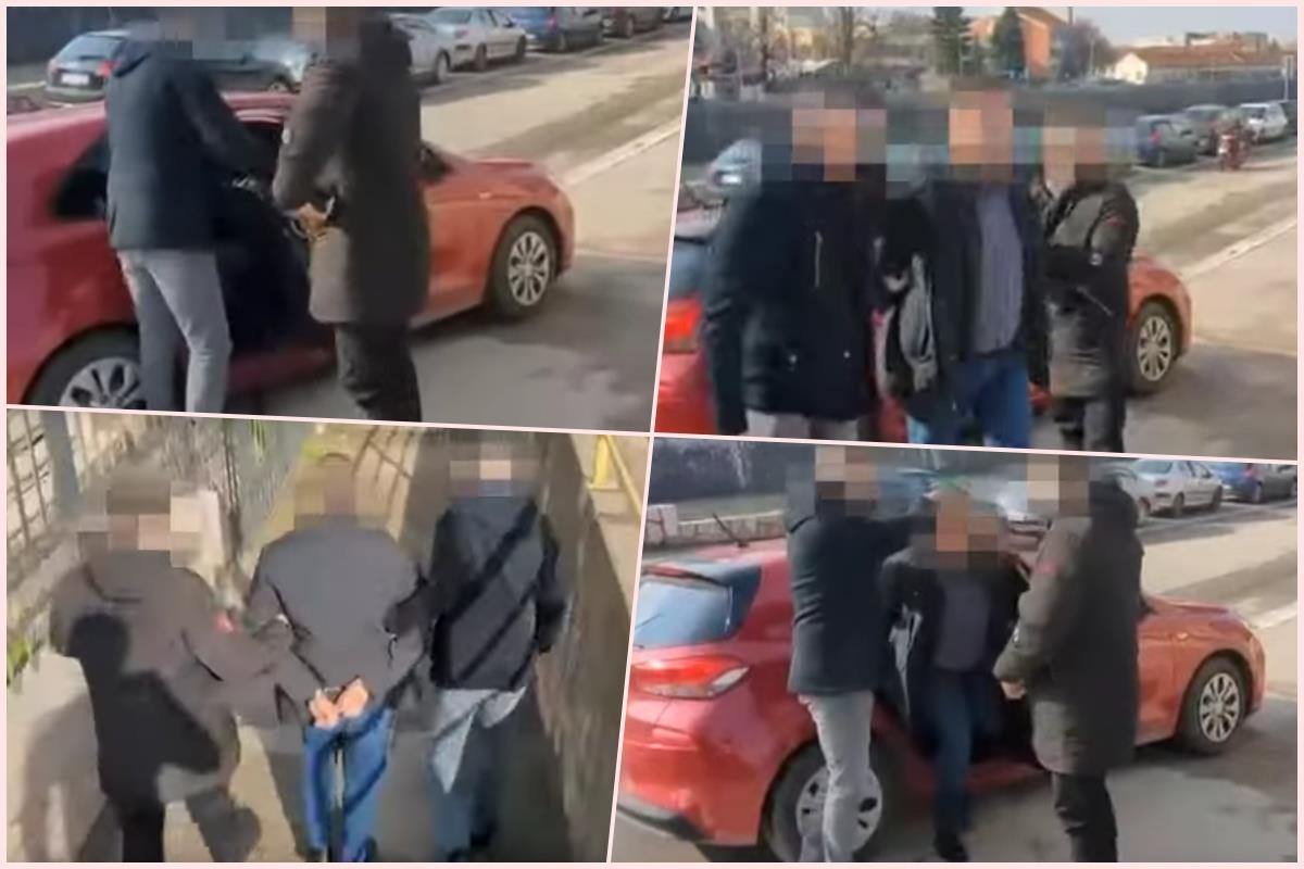 POGLEDAJTE KAKO JE UHAPŠEN NEŠA GUSKA! S lisicama na rukama uveden u policijsku stanicu (VIDEO)