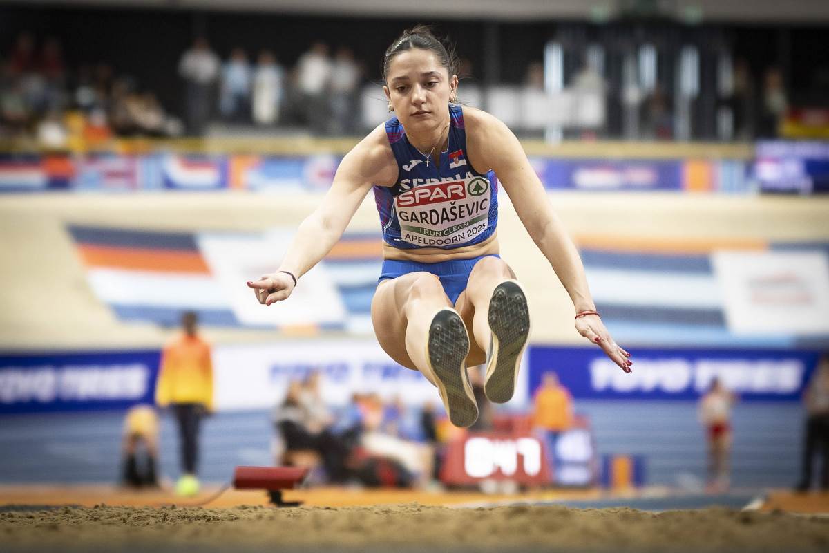 DOMINACIJA: Gardašević četvrti put zaredom dvoranska prvakinja Srbije u skoku udalj Kép