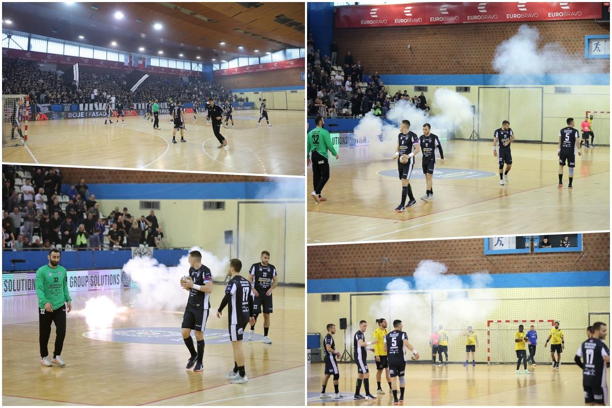 Partizan AEK grobari rukomet | Kurir