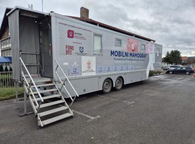 FROM TODAY MOBILE MAMMOGRAPH IN LUČANI MUNICIPALITY: Examinations will be conducted daily from 9 AM to 6 PM, this group will be entitled to a free examination