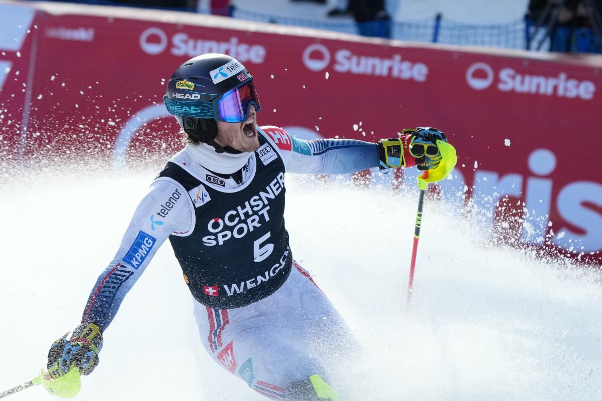 MUNJA NEBESKA! Norveški skijaš Atle Li Mekgrat pobednik slaloma u Vengenu!