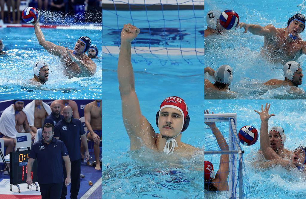SRBIJA POTOPILA MAĐARSKU ZA PLASMAN U POLUFINALE EVROPSKOG PRVENSTVA: Spektakularan vaterpolo klasik u Areni! Glušac činio čuda na golu! Mandić i ekipa rešetali