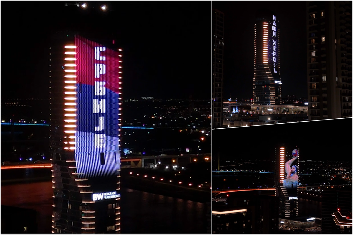 EVROPSKO ZLATO SIJA I NA KULI BEOGRAD! Poznata atrakcija zasijala u čast šampionskih "delfina": Pogledajte spektakularni prizor! (FOTO, VIDEO) Kép