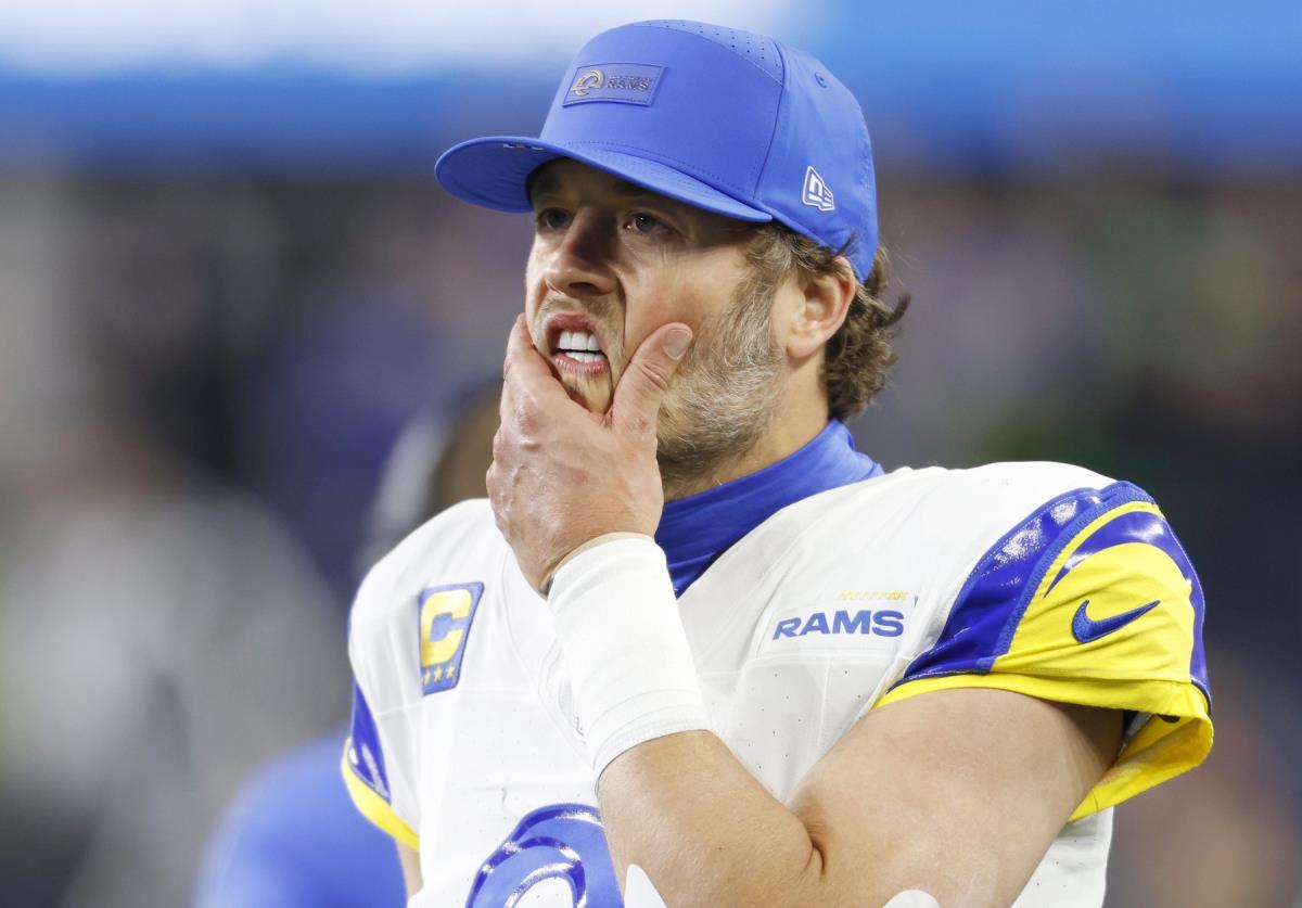 AMERICAN FOOTBALL: Los Angeles Rams quarterback Matthew Stafford most valuable player of the NFL