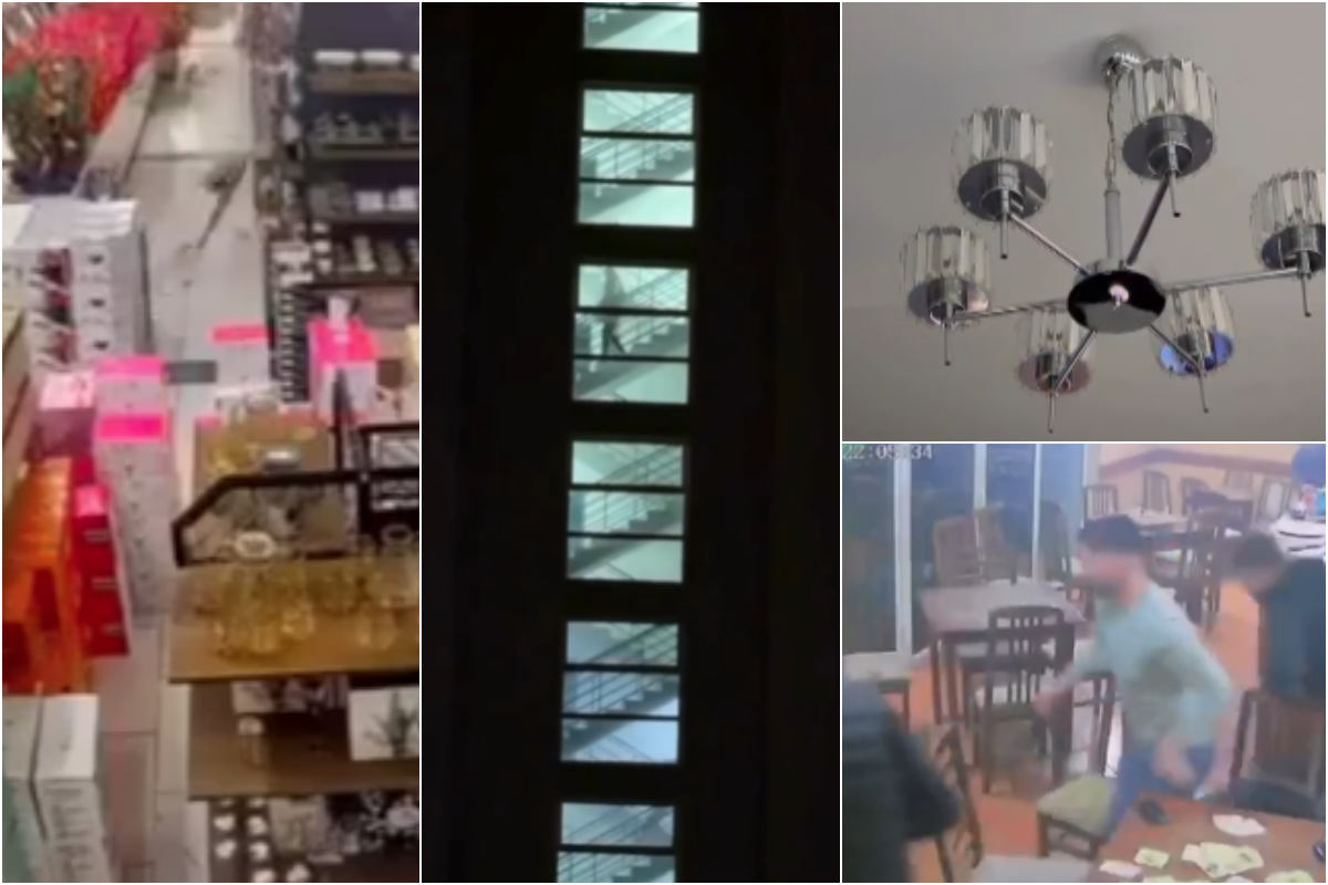 First images of the earthquake that hit southern Serbia