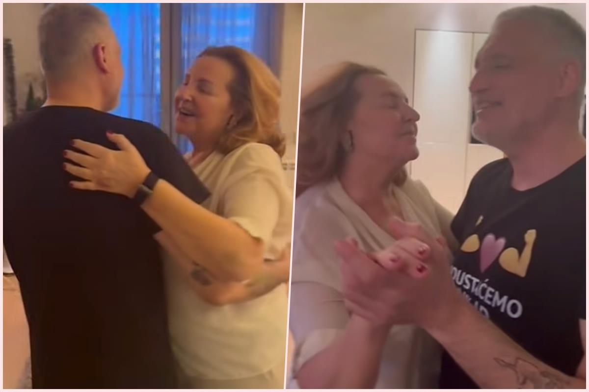 ČEDA I BEKUTA U ZANOSNOM PLESU! Ona bez šminke, on u bermudama, potpuno se opustili u njegovom stanu (FOTO/VIDEO) Kép