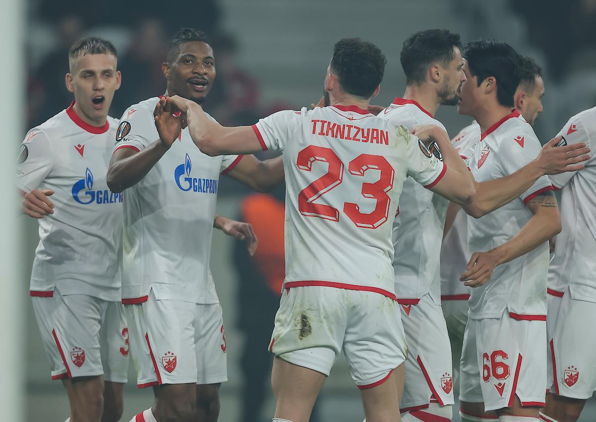 BIG VICTORY FOR CRVENA ZVEZDA IN FRANCE: The Red and Whites defeated the favored Lille and took a huge step towards the Europa League round of 16!
