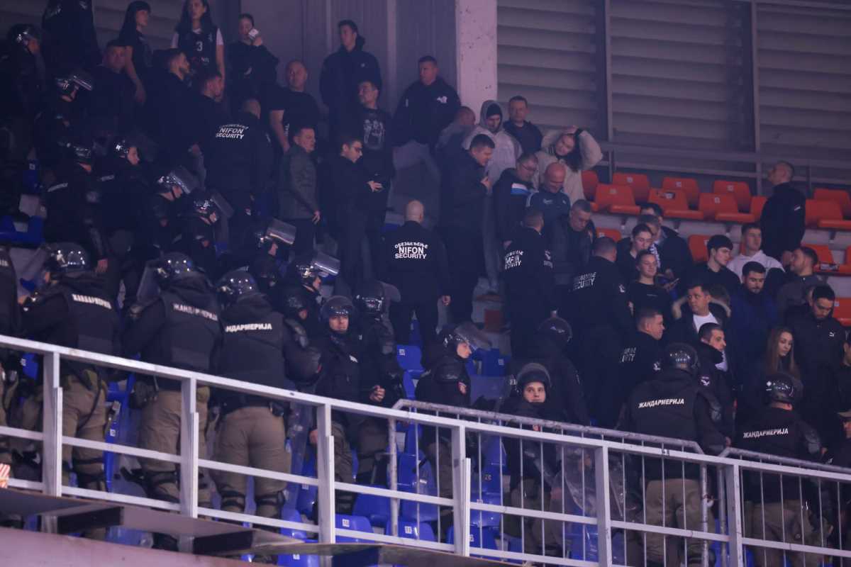 UNPRECEDENTED CHAOS IN NIŠ! Police on the court