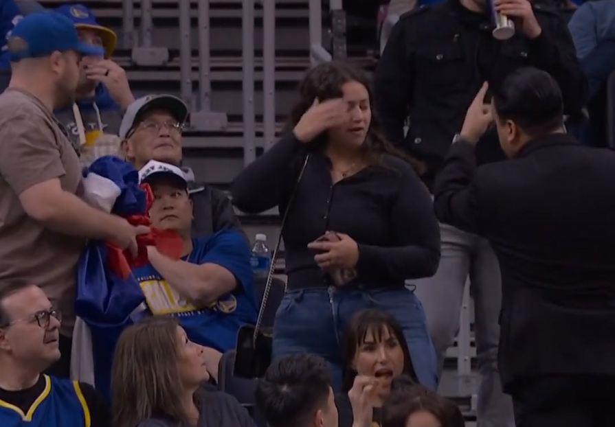 Scandal in San Francisco, Serbs unfurled flag, and then security intervened