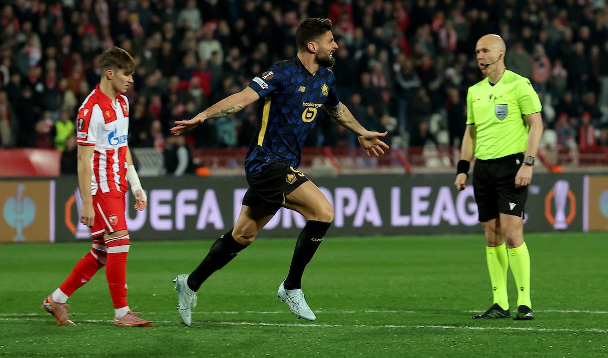 MARAKANA IN TEARS! CRVENA ZVEZDA OUT OF EUROPE: Giroud and Lille Provide Shock for Stankovic and the Red-Whites