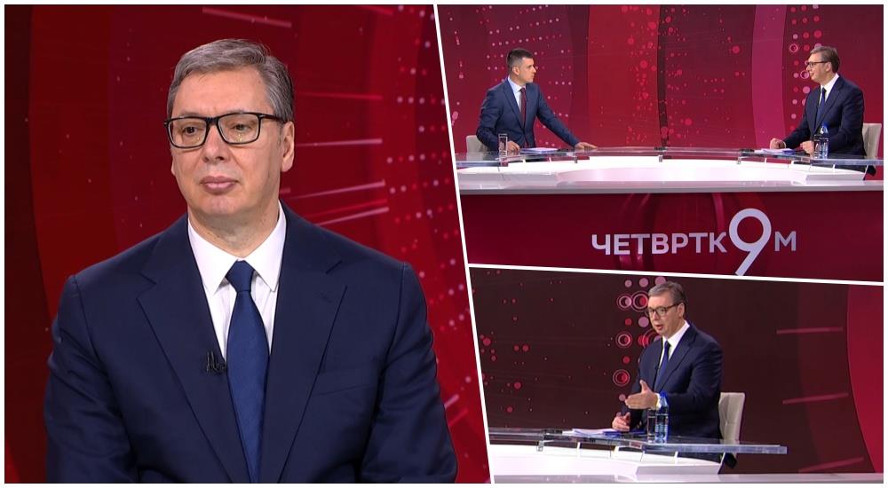 Cover image for PUTIN GAVE ME A LIST, I SAID IT WAS PROVIDED BY A TRAITOR. Vucic on world and state issues: I saw this, and one other person! He said, you know what your job is