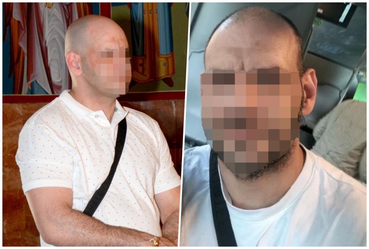 This is the aggressor who beat a woman in Belgrade, broke her jaw, knocked out her teeth, and kicked her