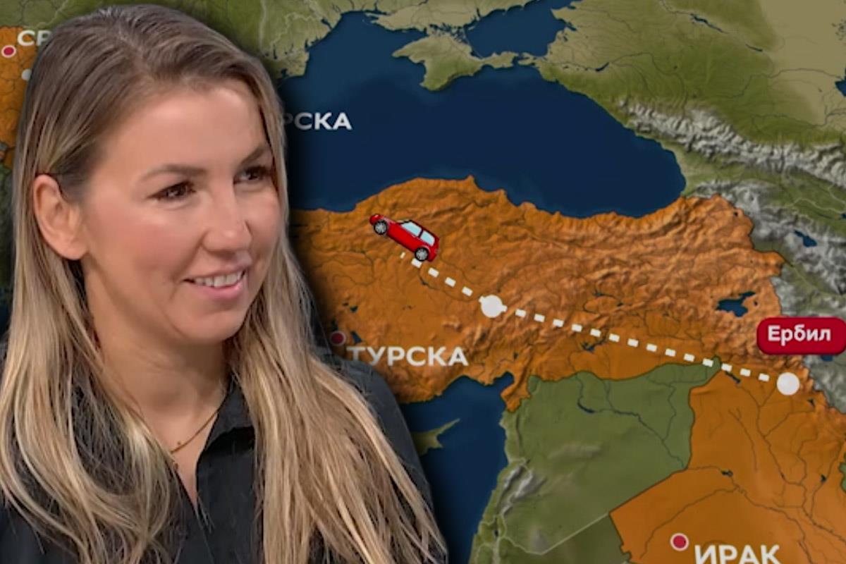 Ivana drove 3,000 kilometers from Iraq to Belgrade! Her dogs kept her fear at bay, she was home in three days, and the war in the Middle East brought back painful memories! PHOTO