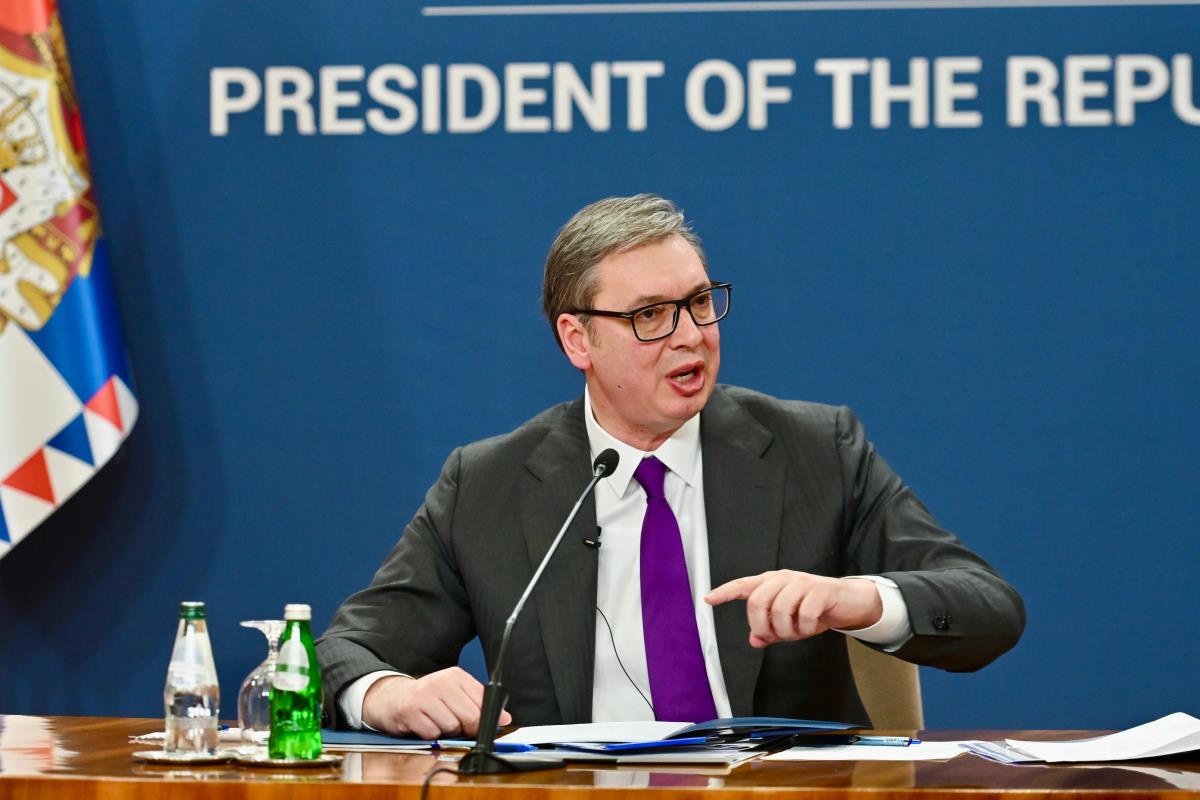 CROATS MADE SHAMEFUL PROVOCATIONS, VUČIĆ SAID: We will continue to preserve peace and stability, let them continue to threaten from Croatia