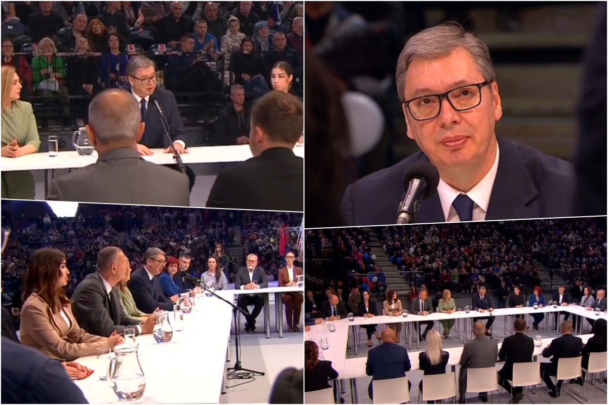 Cover image for "YOU WILL NEVER BE ABLE TO BEHAVE LIKE THAT AGAIN!" Vučić gathered election candidates on stage, then told them: "We will replace you too if you don't listen to the people!"