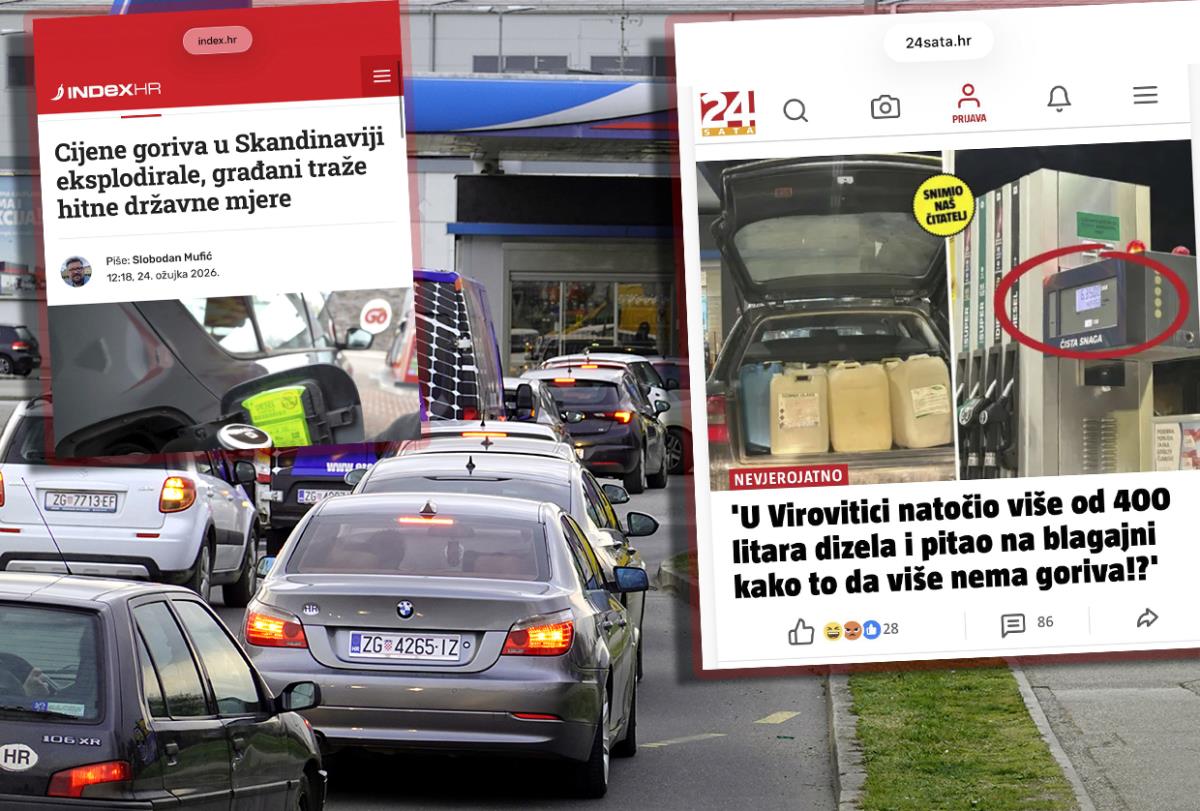WHEN THE STATE IS SERIOUS, IT IS NORMAL FOR THE PEOPLE TO PANIC: Croats in lines with cans, Slovenians introduced odd-even! Chaos due to both price and shortage!