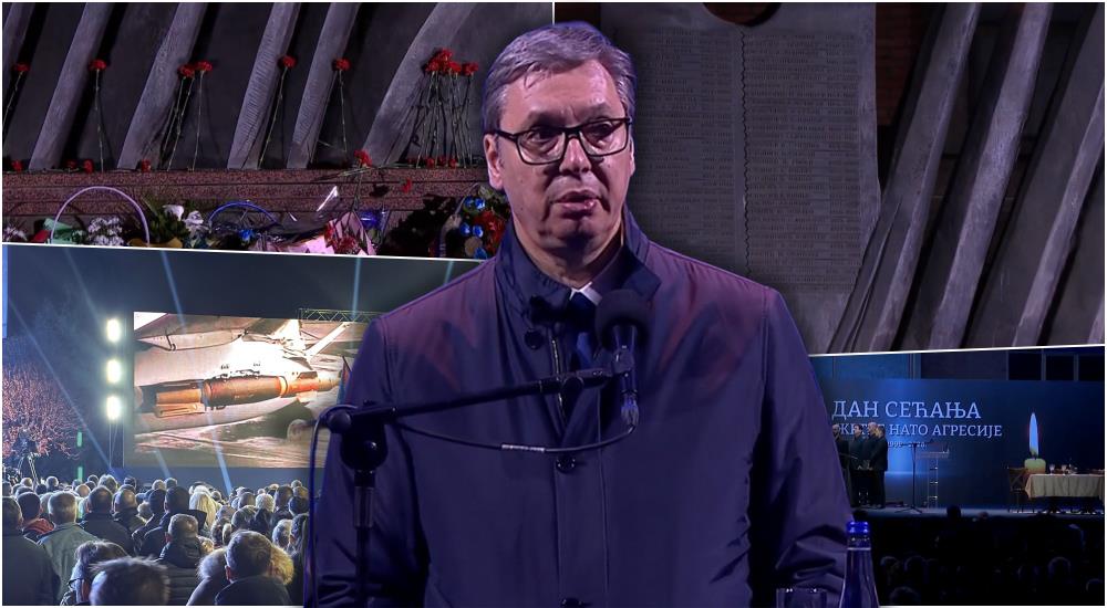 DAY OF REMEMBRANCE FOR VICTIMS OF NATO AGGRESSION! President Vučić: 'We will never forgive, but we are preserving peace and the future of our children! Glory to all Serbian heroes!'