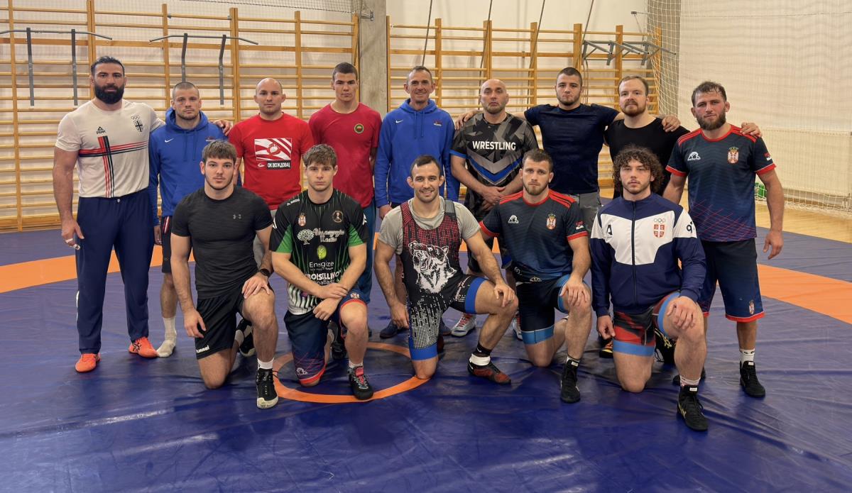 PREPARATIONS FOR EC: Wrestlers Finishing the Last Part of Preparations