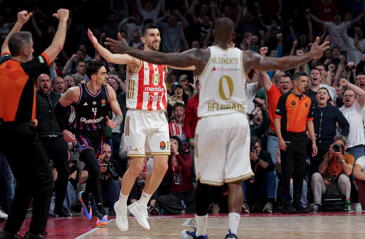 The Knin Cobra Bit the Parisians! Crvena zvezda's Important Victory in Further Race for Playoffs! Dobrić Manfully Replaced the Terrible Butler! Kodi's Double-Double!