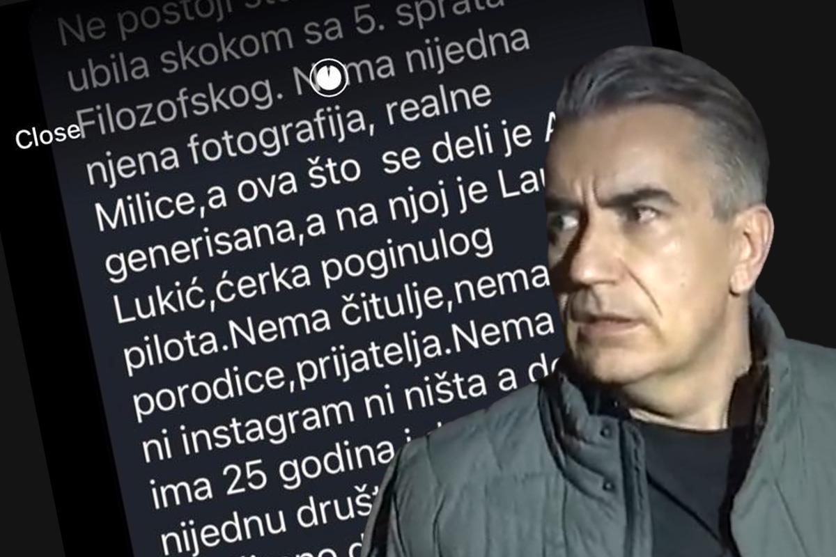 "THE DEAD STUDENT DOES NOT EXIST, THEY BROUGHT A BODY FROM THE MORGUE TO ACCUSE ĐOKIĆ" Faculty Administration Spreading Morbid Lies, Sent Messages to Students (PHOTO)
