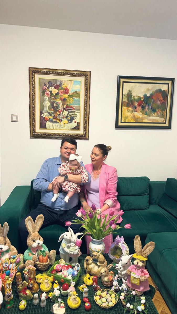 VLADAN PETROV OPENED HIS HEART TO KURIR: This Easter is magical for us because we are celebrating it with our Dimitra for the first time!