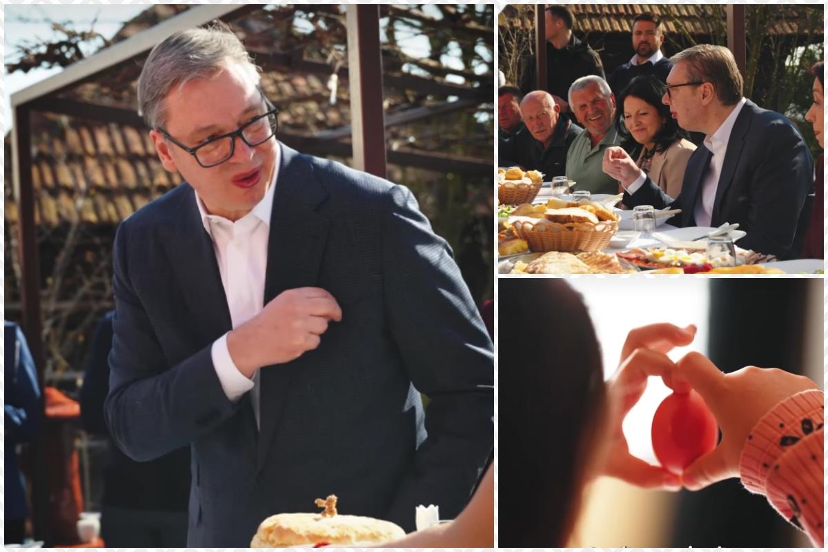 HAPPY GREATEST CHRISTIAN HOLIDAY! Vučić emphasized the importance of family, unity, and intergenerational conversation in his holiday message: Christ is Risen! (VIDEO)