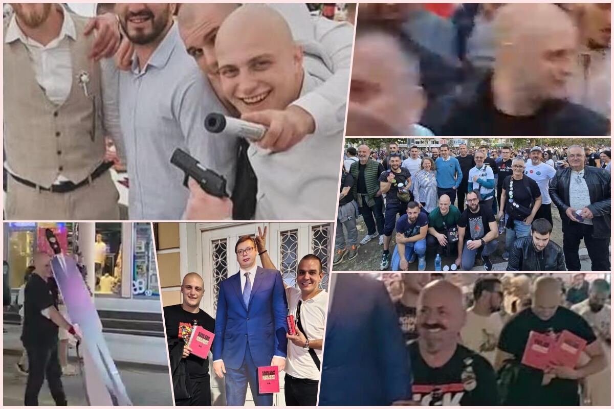 He Rages Through Užice WITH PRESIDENT VUČIĆ'S EFFIGY, AND HIDES DRUGS IN THE GARAGE: Blocker Nemanja Novaković Caught