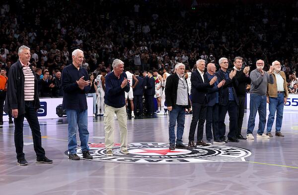 HALF A CENTURY FROM THE FIRST TITLE: Basketball Club Partizan celebrated a valuable anniversary! Here are all the legends who were at the Arena! One is missing