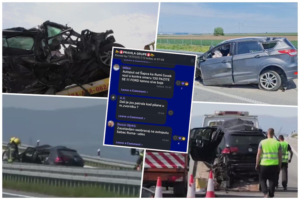 FATAL 7 MINUTES AND WRONG WAY The details of the accident near Ruma, 4 lives extinguished in an instant: 'Those two happened to be in that Golf'