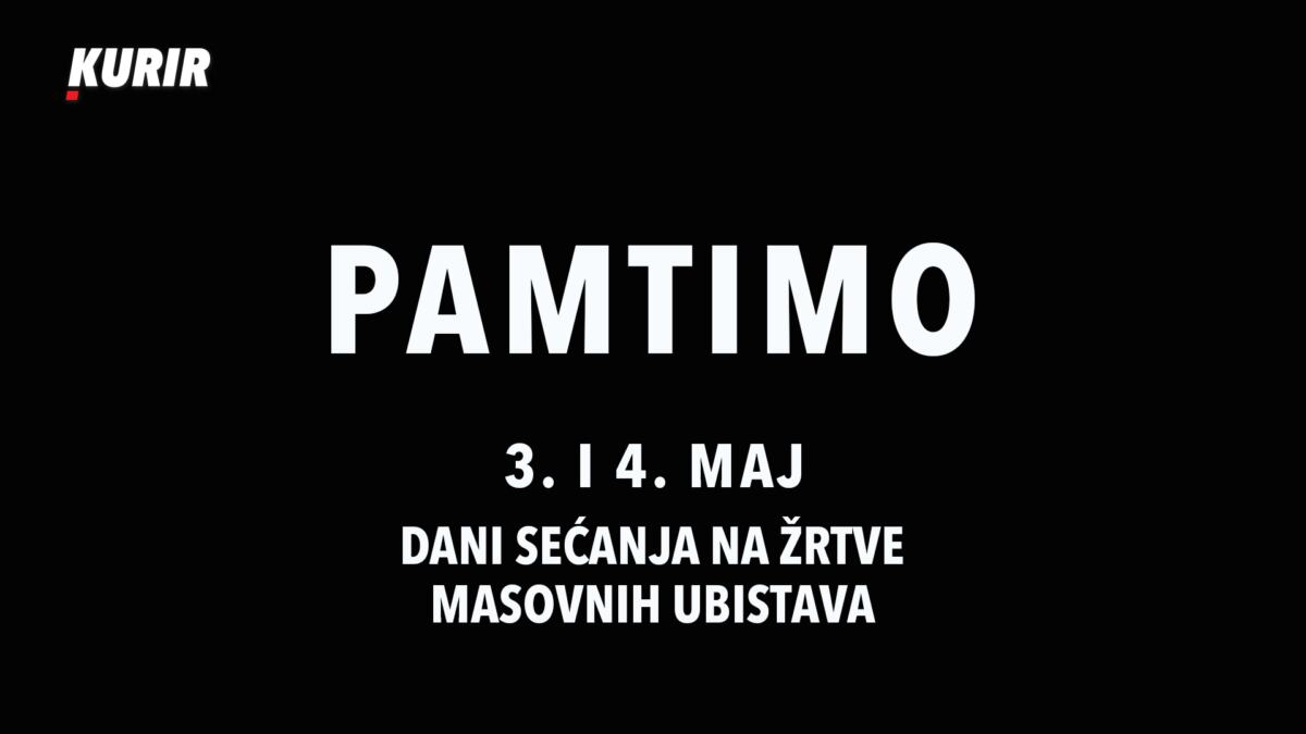 "WE REMEMBER!" Televisions interrupted programming to commemorate the victims in Malo Orašje and Dubona