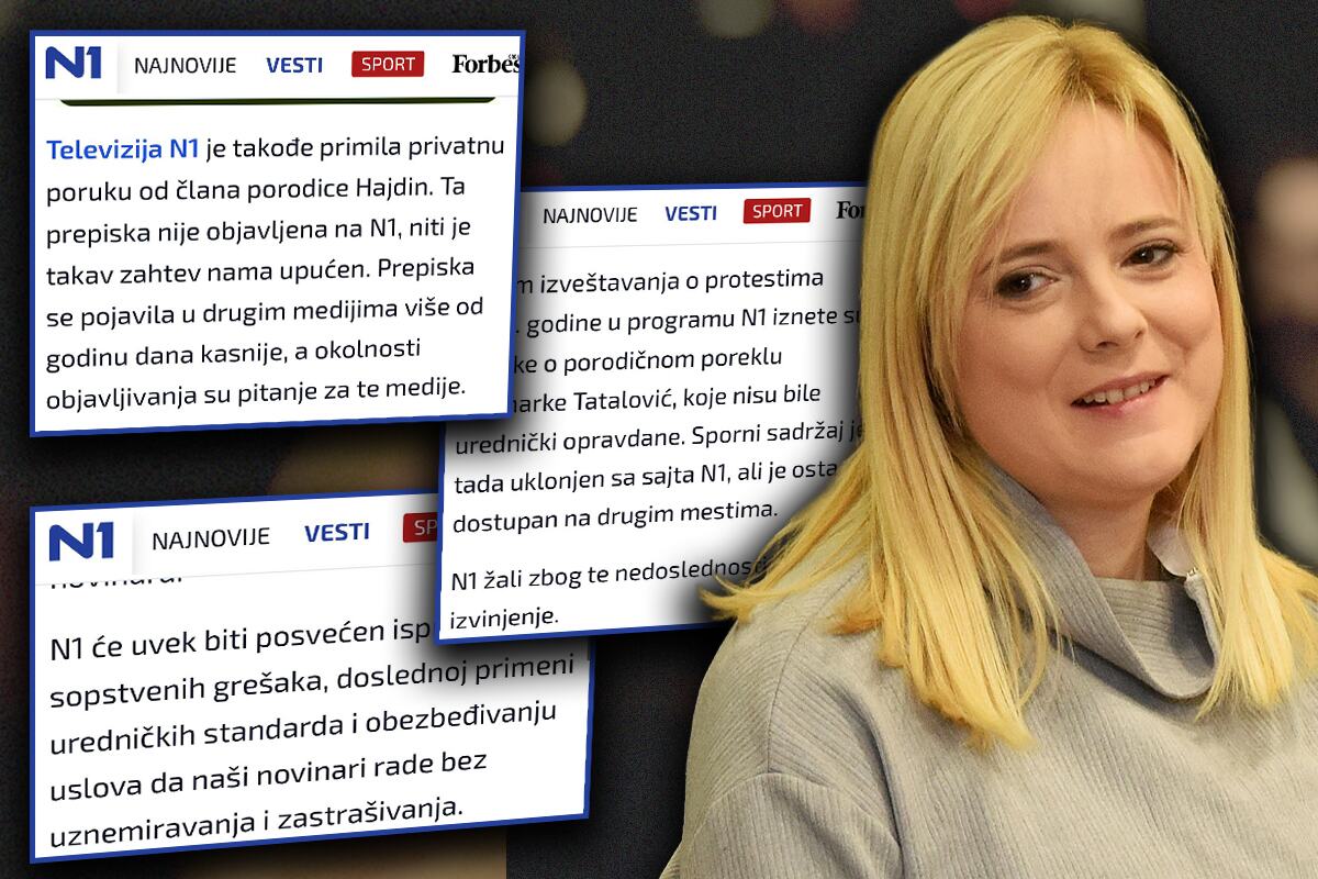 THEY SHOULDN'T HAVE DEFENDED HER! N1 Issued A Scandalous Statement About Žaklina Tatalović: Did They Blame Danica Vučenić? 'Not Editorially Justified'