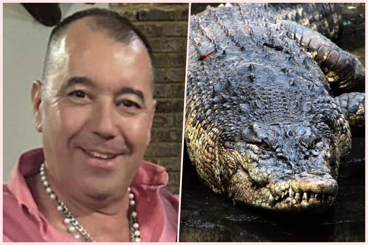 TWO HANDS, PART OF A CHEST, A RING WAS STILL THERE... This is the man eaten by a crocodile: Police discovered something else horrifying in its stomach