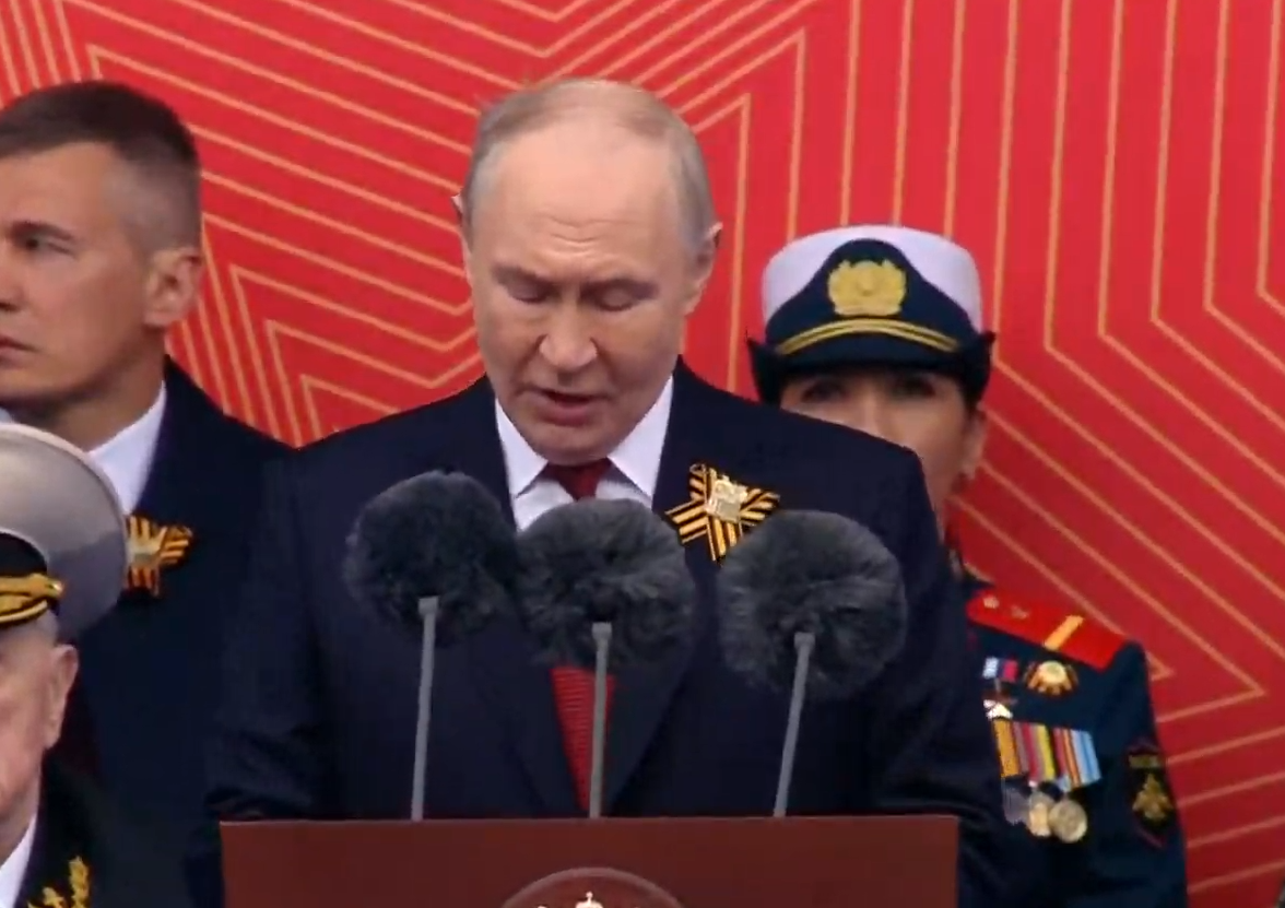 PUTIN ATTACKS NATO AND UKRAINE AT VICTORY PARADE IN MOSCOW! "Our heroes are advancing despite an aggressive force supported by the entire NATO bloc" (PHOTO/VIDEO)