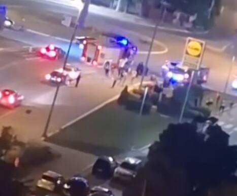 DRAMA IN NEW BELGRADE: Accident at roundabout, police and emergency services on site (VIDEO)